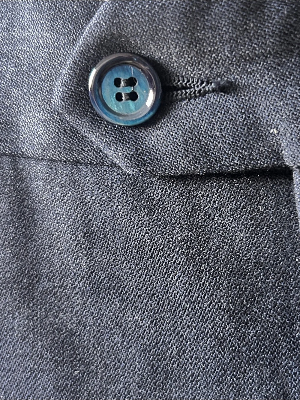 Compagnia della Lana Italian Virgin Wool Dress Pants Navy 40x35 Made in Italy